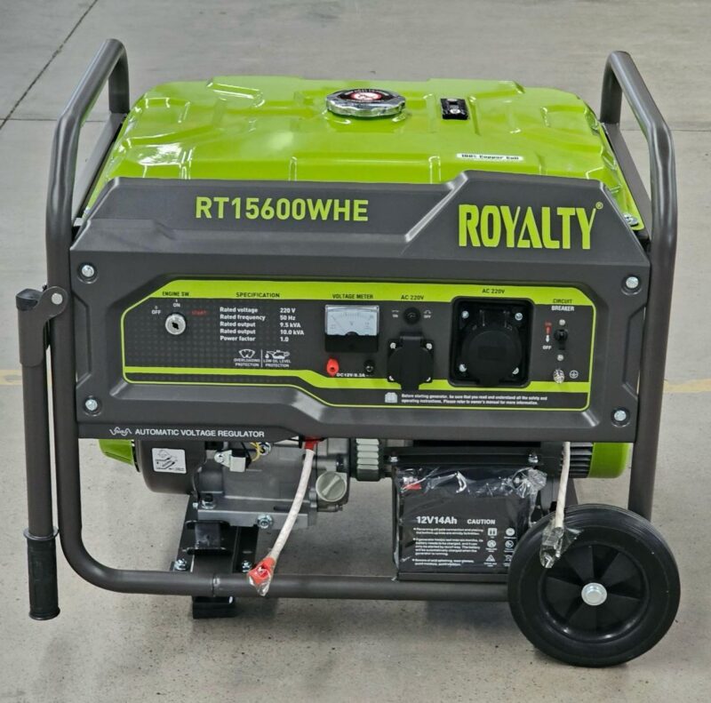 موتور برق رویالیتی 10 کیلووات بنزینی | مدل ROYALTY RT15600WHE استارت برقی و بنزینی
